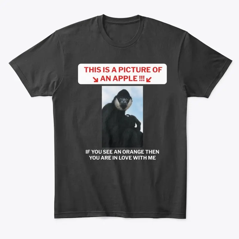 A Picture Of An Apple Shirt